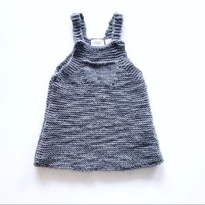 Zara knit dress, charcoal